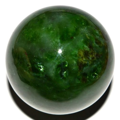 Nephrite Jade Sphere Ball Russian Siberian Stone - Russian Gems Shop