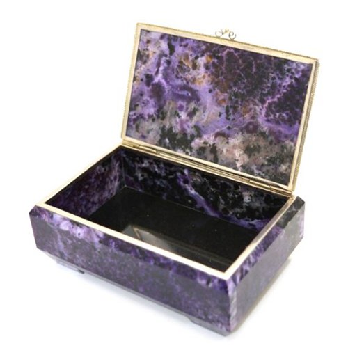 Charoite jewelry box