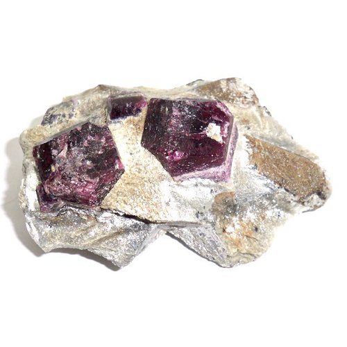 Almandine crystals