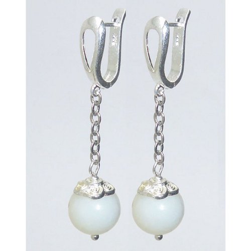Nephrite earrings