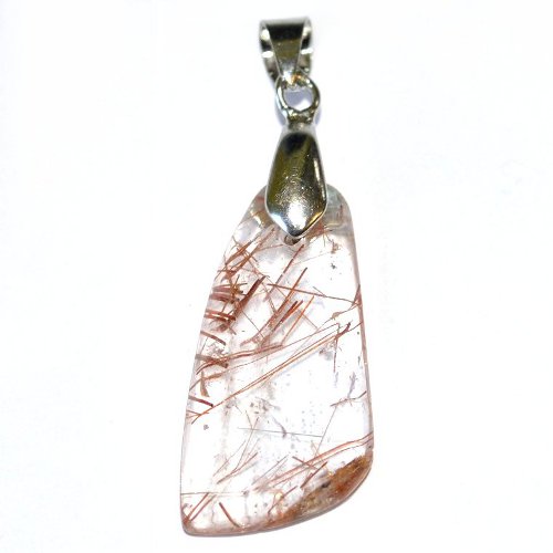 Rutilated quartz pendant