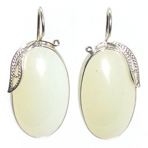 Nephrite earrings