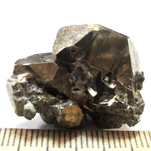 Pyrite crystals