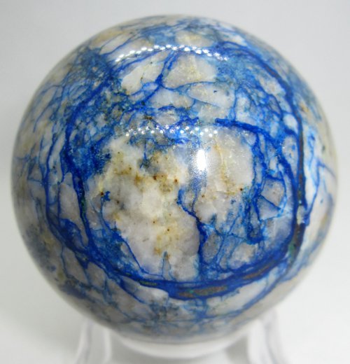 Azurite sphere
