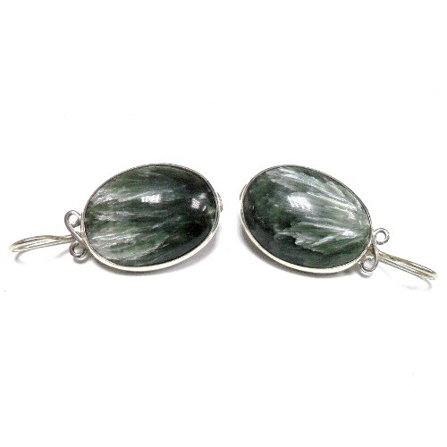 Seraphinite earrings