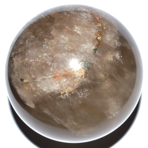 Smoky quartz sphere
