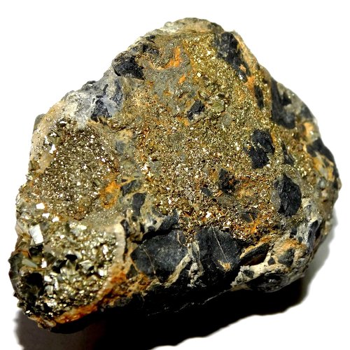 Pyrite crystals