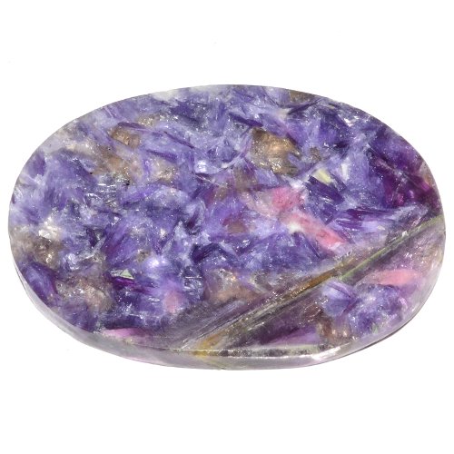 Lepidolite cabochon