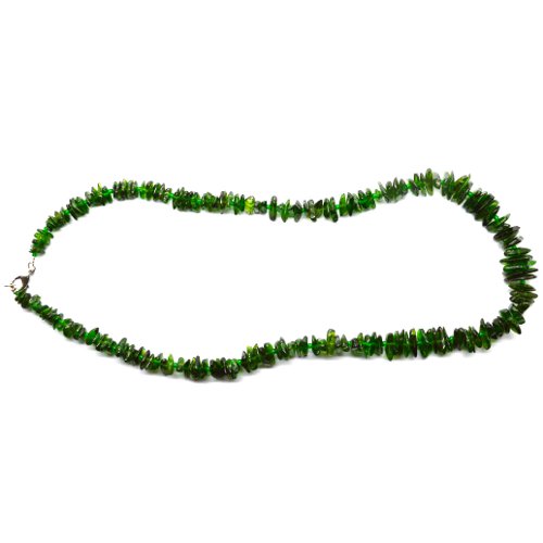 Chrome diopside necklace