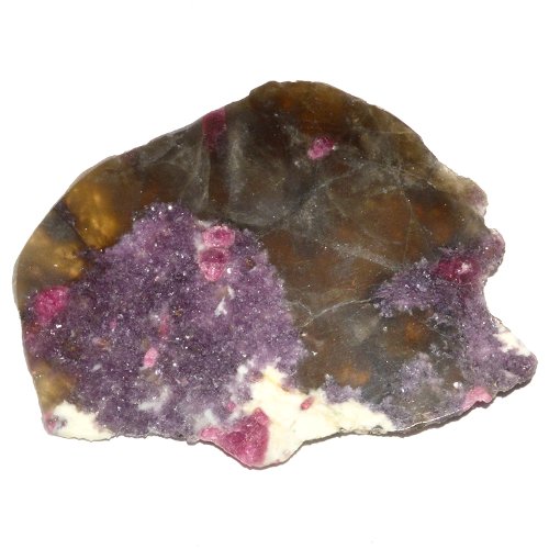Lepidolite slice Lepidolite slice