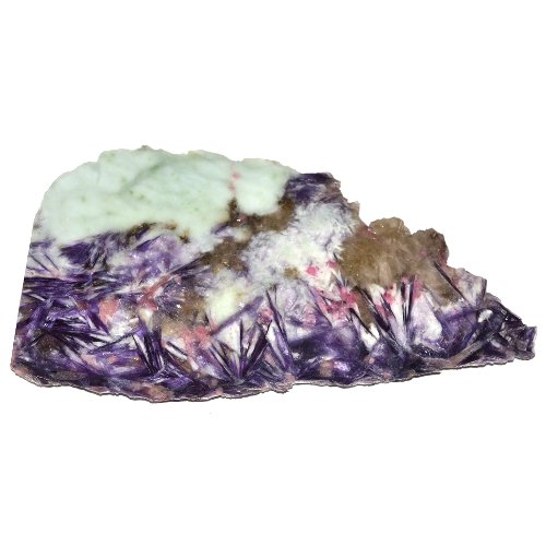 Lepidolite slice Lepidolite slice