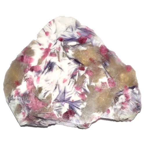 Lepidolite slice Lepidolite slice