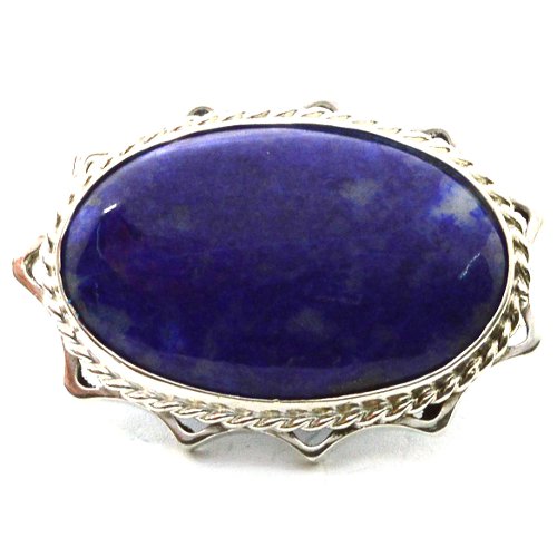 Lapis lazuli brooch