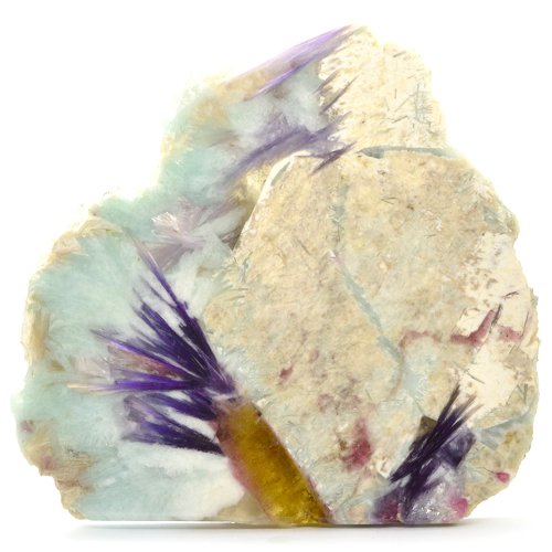 Lepidolite slice