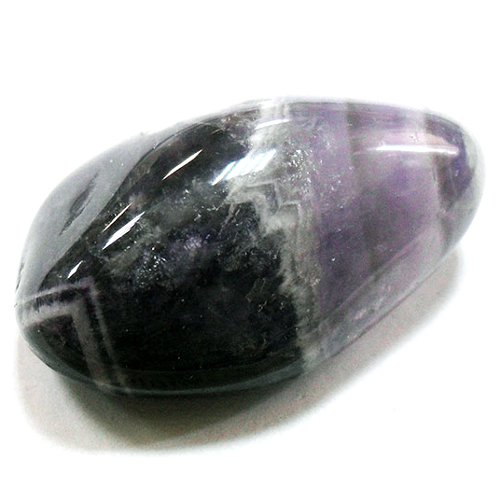 Chevron amethyst pebble