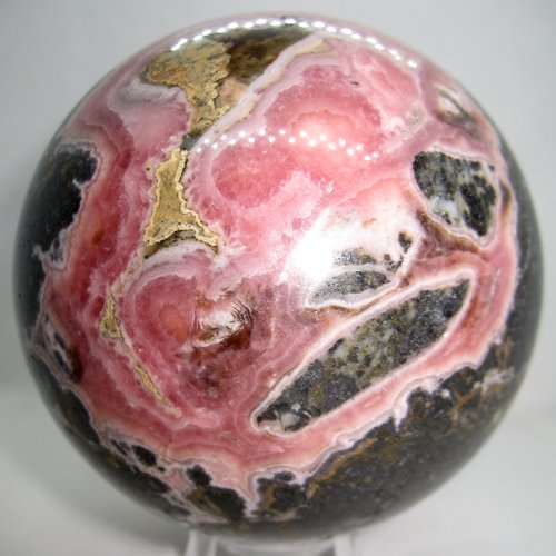 Rhodochrosite sphere