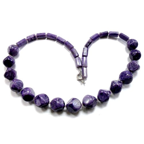 Charoite necklace