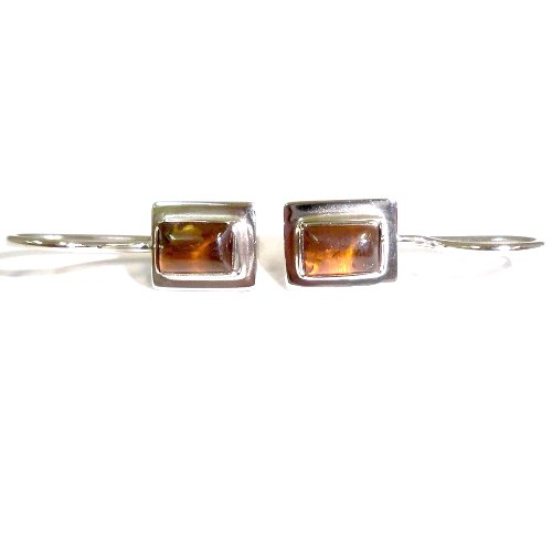 Amber earrings