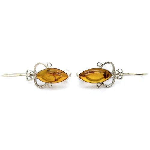 Amber earrings
