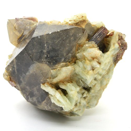 Smoky quartz crystals