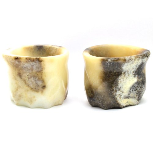 Nephrite gravy boats Nephrite gravy boats