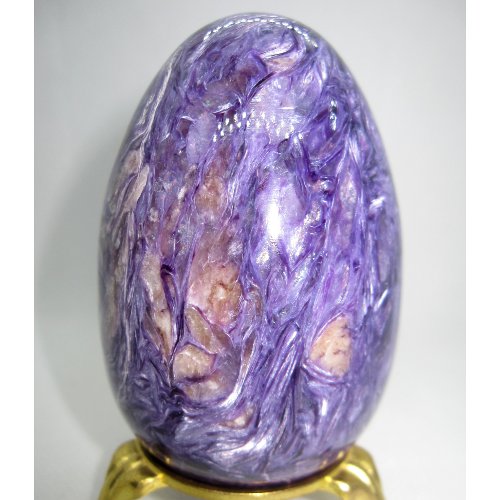 Charoite egg Charoite egg