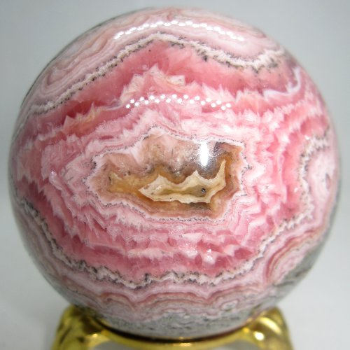 Rhodochrosite sphere