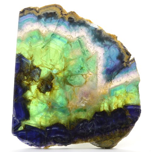 Fluorite slice