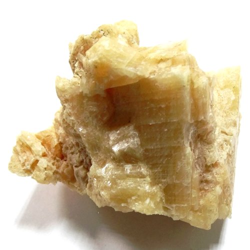 Yellow calcite specimen