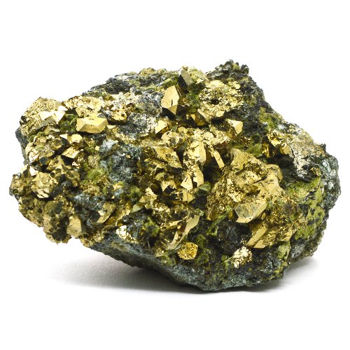 Pyrite crystals