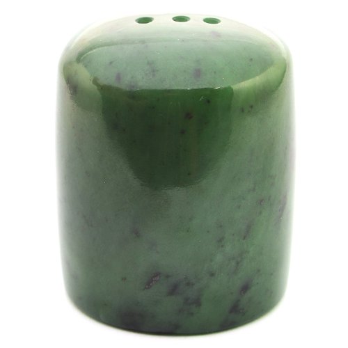 Nephrite salt shaker Nephrite salt shaker