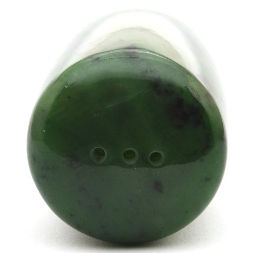 Nephrite salt shaker Nephrite salt shaker