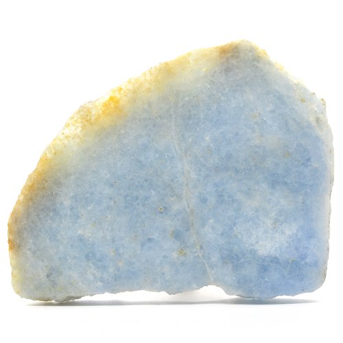 Blue calcite specimen