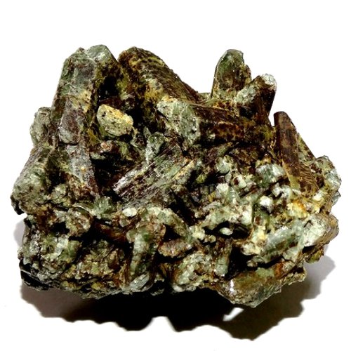 Diopside crystals