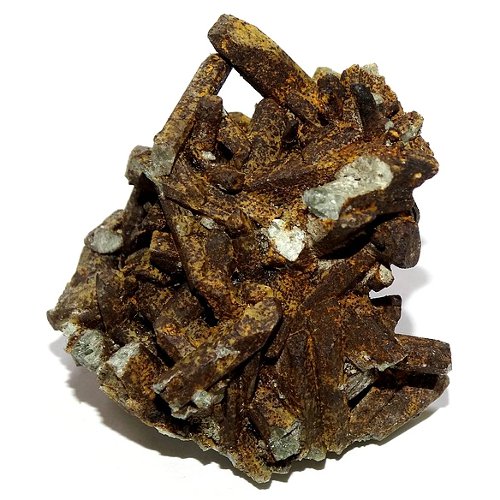 Diopside crystals