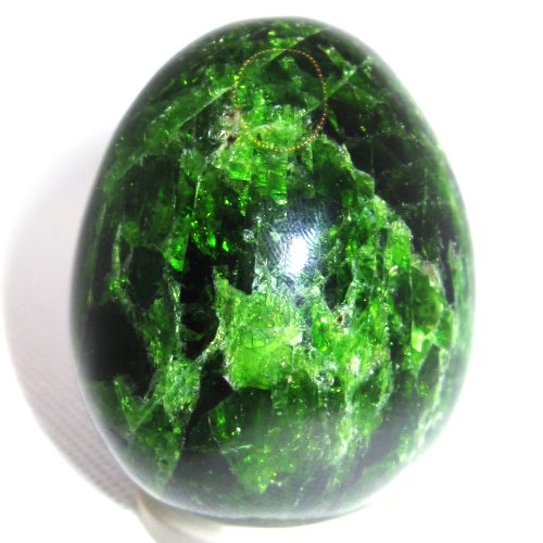 Chrome diopside egg Chrome diopside egg